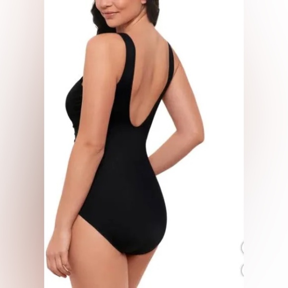 Miradonna by Miraclesuit NWT Black Size 10 Onepiece - Picture 2 of 4